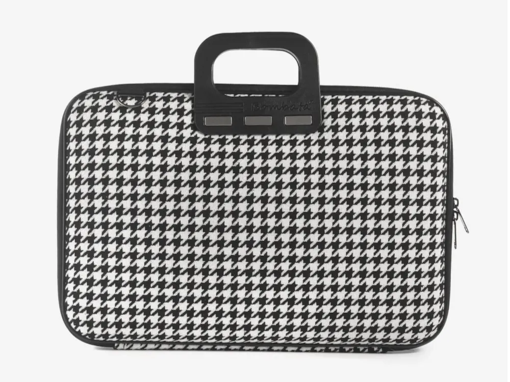 Torba BOMBATA Pied de Poule 15,6" /Crna