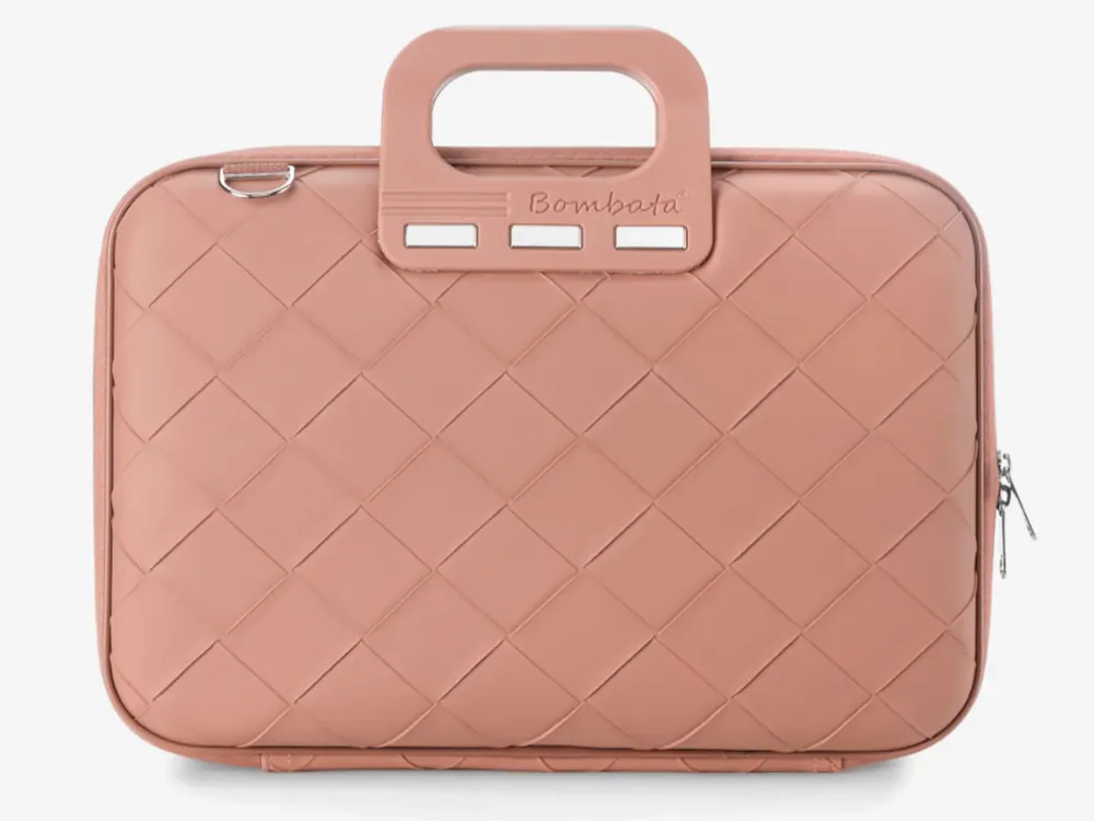 Torba BOMBATA Intrecciato 15,6/16 Pink