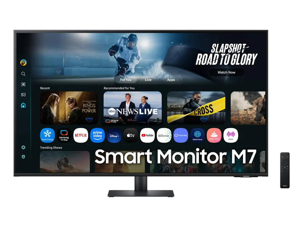 Monitor SAMSUNG LS43FM702UUXDU 43"/VA/3840x2160/60Hz/4ms GtG/HDMIx2,USB-C,LAN//VESA/smart/zvučnici