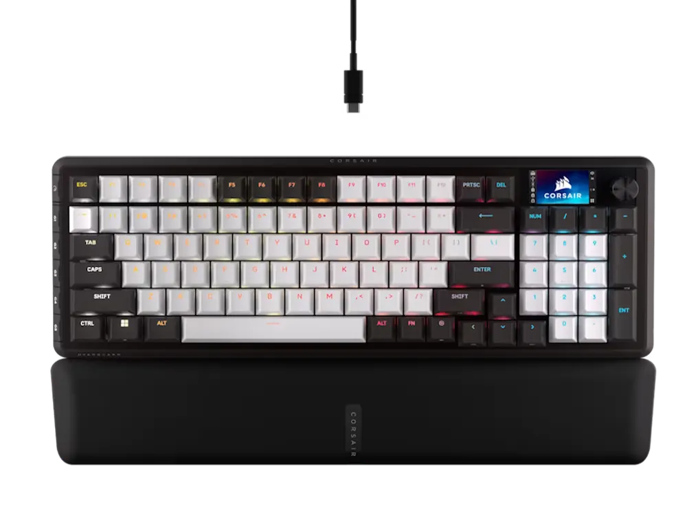 Tastatura CORSAIR VANGUARD 96-MLX Plasma-DUAL/crno-bela