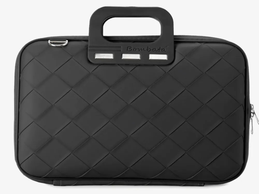 Torba BOMBATA Intrecciato 15,6/16 Black