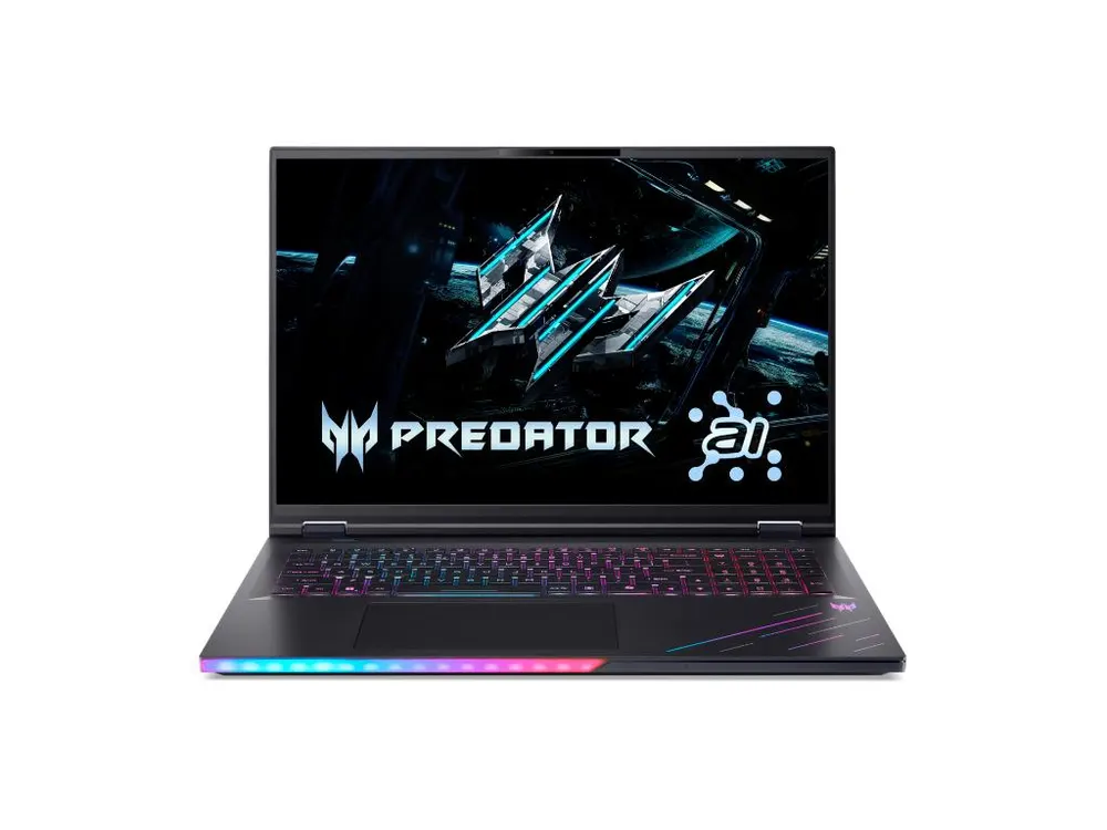 Laptop ACER Predator Helios 18 AI PH18-73 W11P/18"WQXGAMiniLED/U9 275HX/64GB/1TB/5080 16GB/GLAN/back