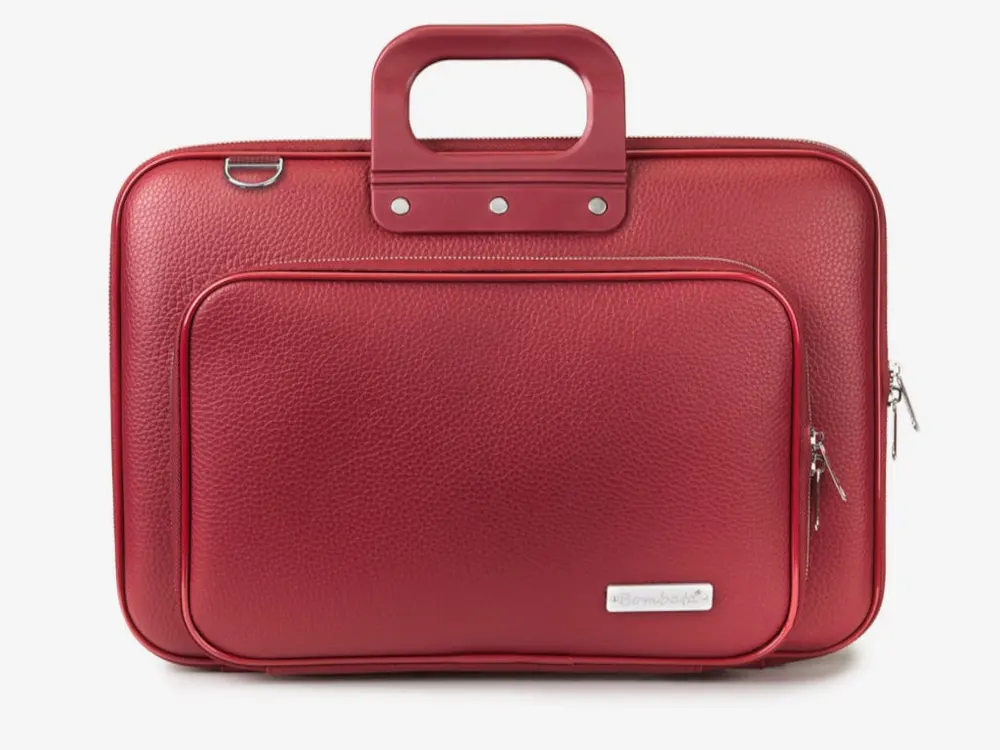 Torba BOMBATA Classic Plus 15,6" Borgogna red/Crvena