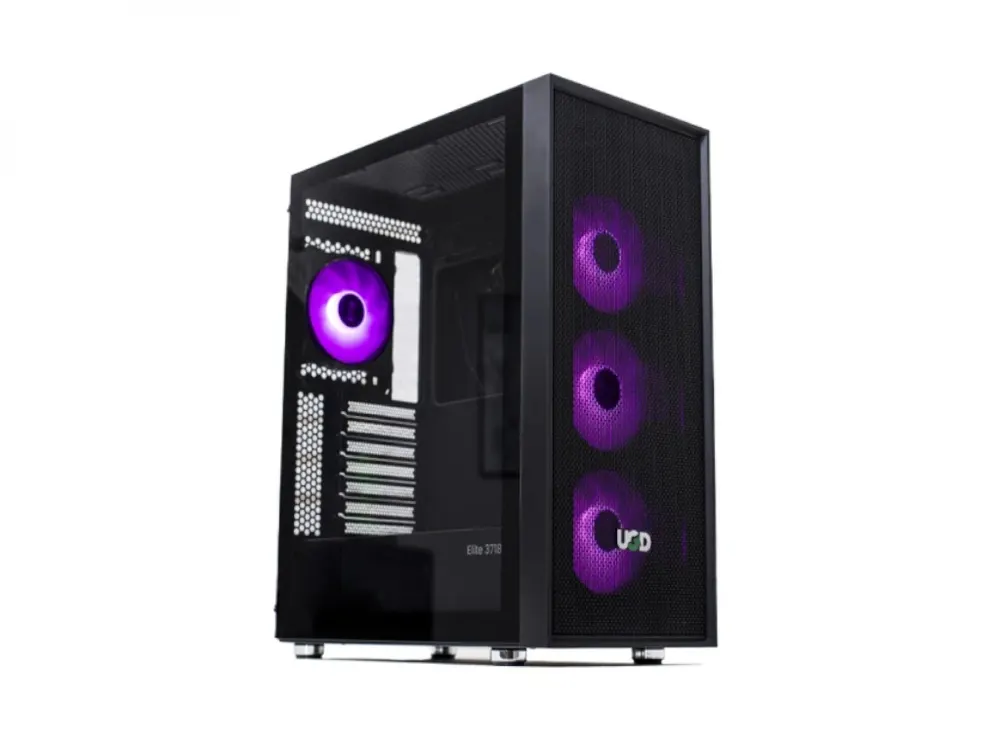 Kucište UGD Elite 3718 Midi Tower/ATX/bez napajanja/crna
