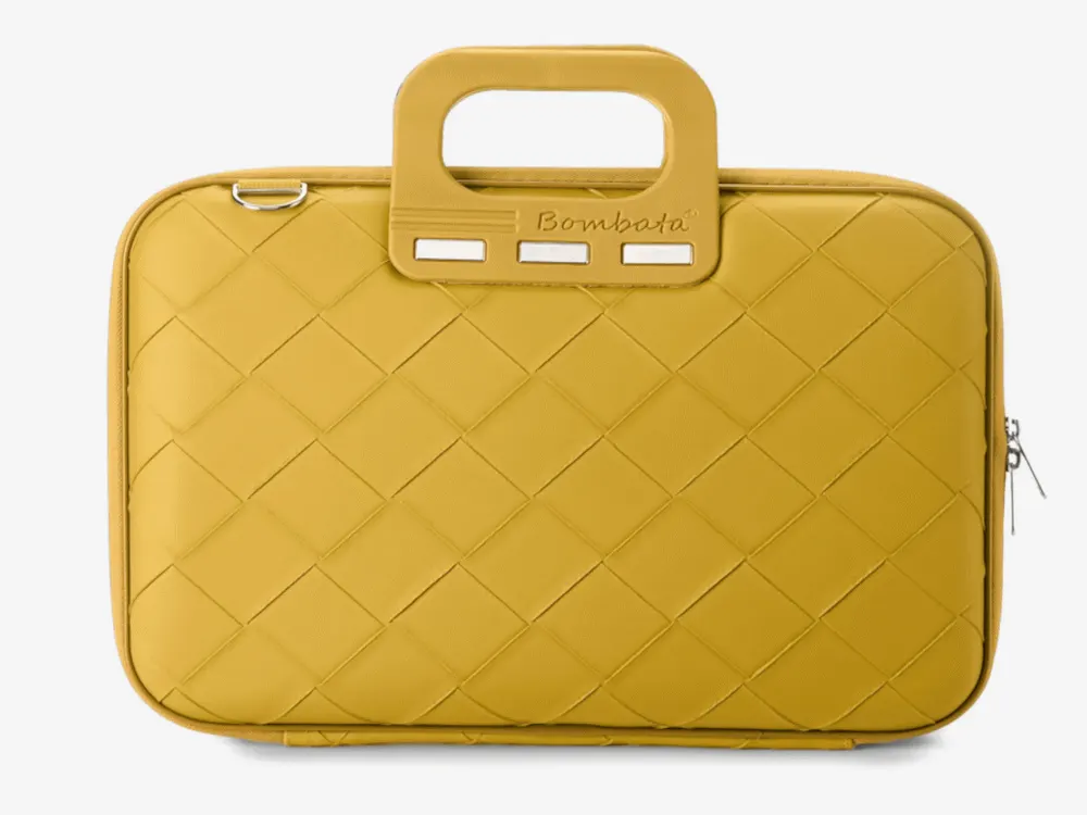 Torba BOMBATA Intrecciato 15,6/16 Yellow