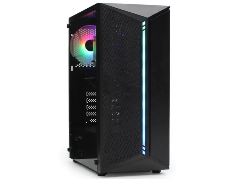 Kucište IG-MAX E0901-6650 Torpedo 1F Mid Tower/ATX/microATX/Mini-ITX/RGB/650W/crna