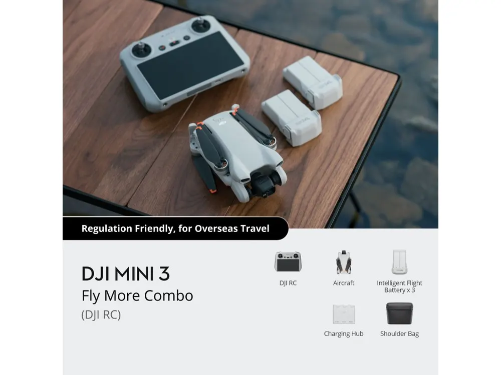 Dron DJI Mini 3 Fly More Combo (DJI RC) (GL)NEW