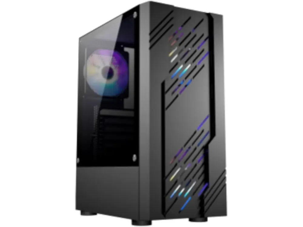 Kucište IG-MAX N18501 Midi Tower/RGB/napajanje IG5600L/600W/crna