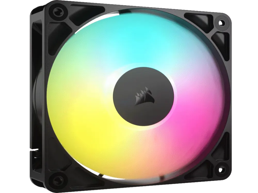 Ventilator CORSAIR RS120/120mm/ARGB/single pack/crna