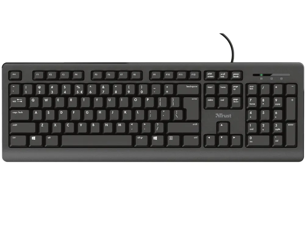 Tastatura TRUST Primo Illuminated žicna/SRB/osvetljenje/crna