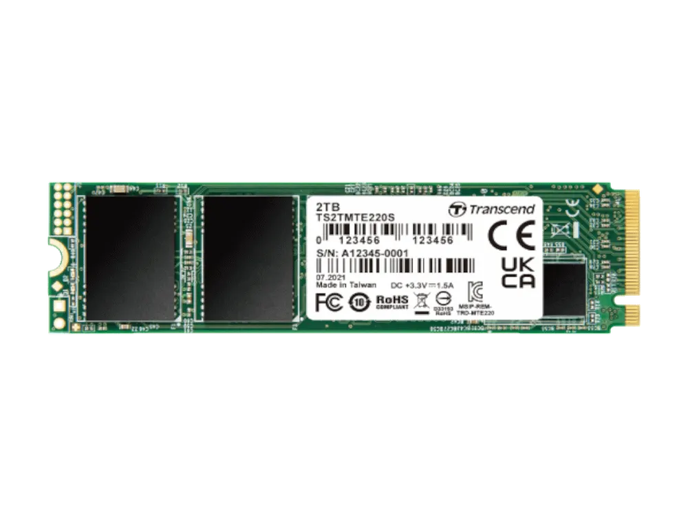 SSD TRANSCEND 2TB/interni/M.2/NVMe/crna
