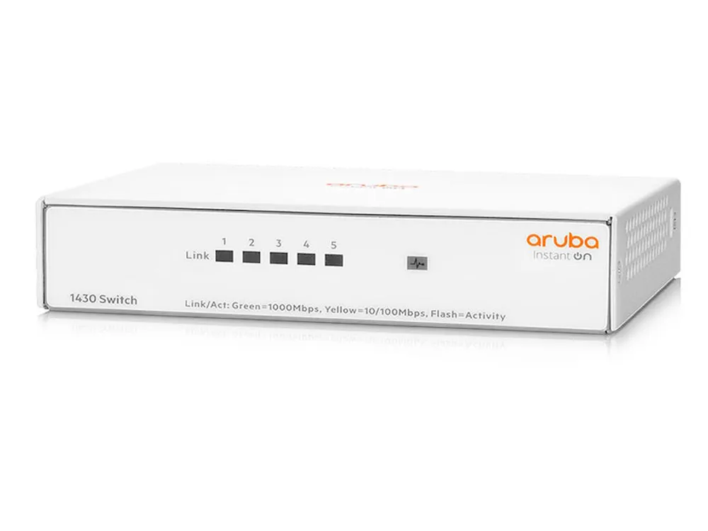 Switch Aruba HPE Networking Instant On 1430 5-port Gigabit Unmanaged Layer 2 Switch
