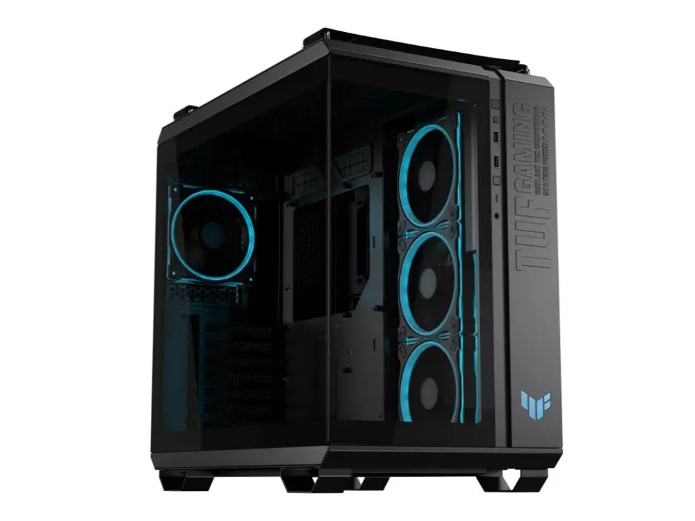 Kucište ASUS TUF GAMING GT502 HORIZON TG Mid Tower/ATX/Micro-ATX/Mini-ITX/kaljeno staklo/ARGB/crna