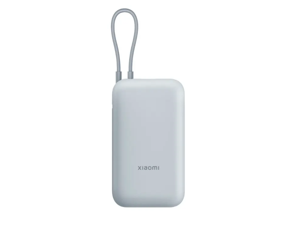 Prenosivi Punjač XIAOMI Power Bank 10000mAh/USB Tip-C/integrisan kabl/plava