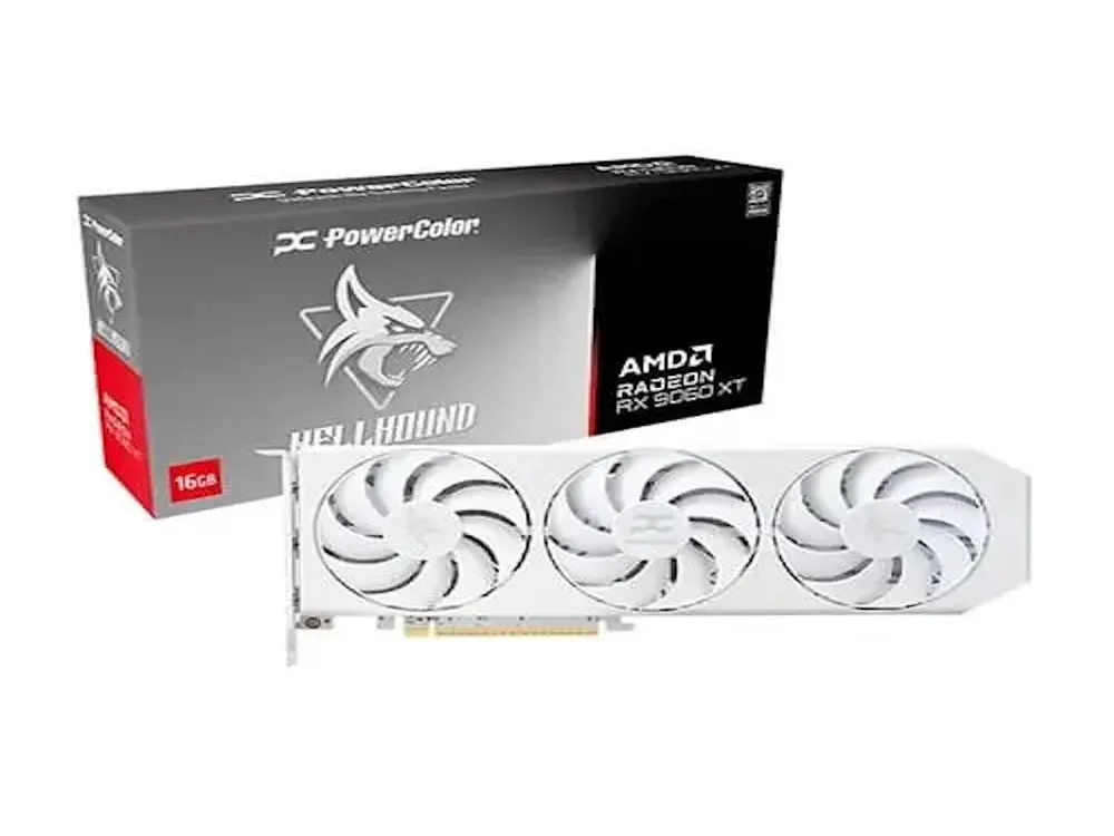 Grafička karta POWER COLOR RX 9060 XT 16G-L Hellhound AMD/16GB/GDDR6/128bit/bela