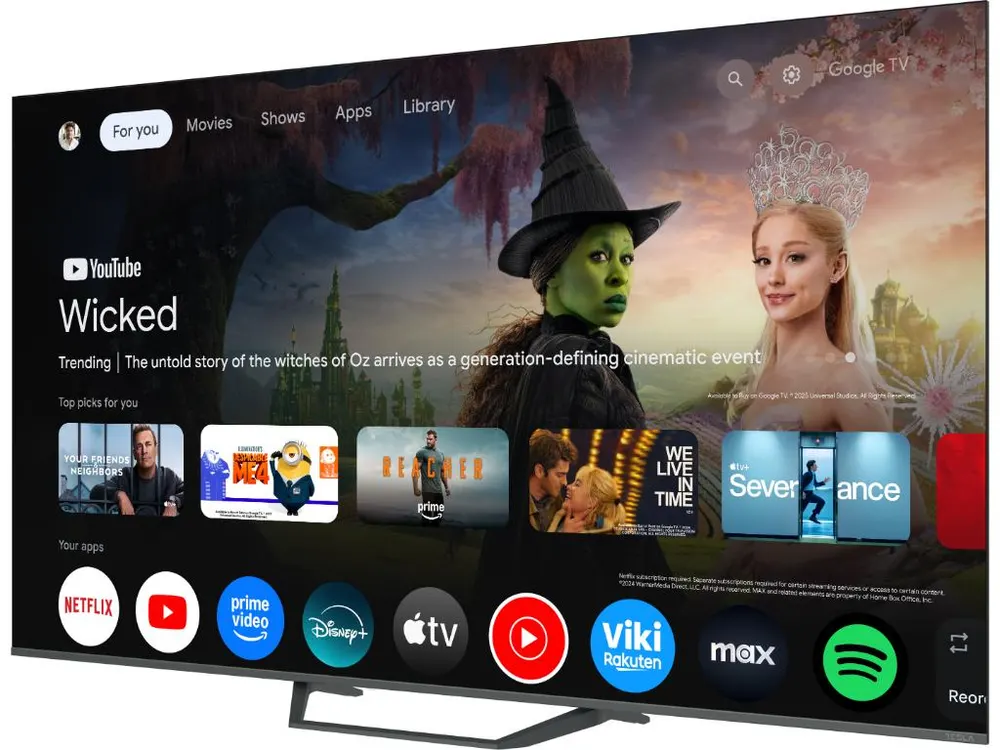 Televizor TESLA Q75E655GUS/QLED/75"/4K/Smart/Google TV/siva