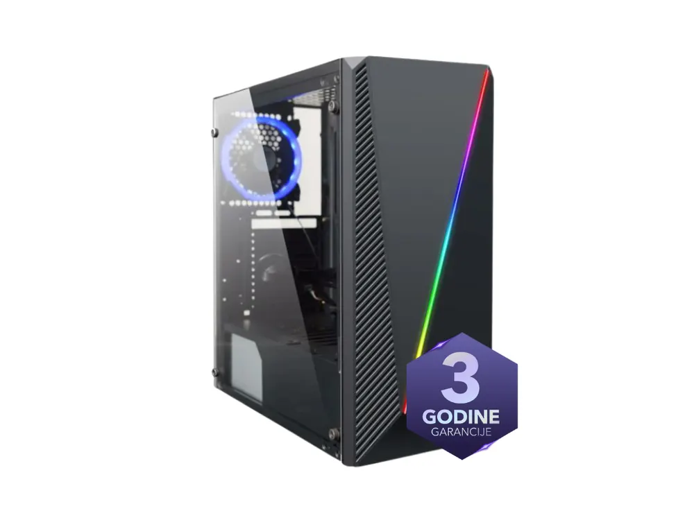 Računar CTPC Advance Ryzen 5-5500/A520/16GB/500GB/RX6600/3Y/škola/igrice/grafički dizajn