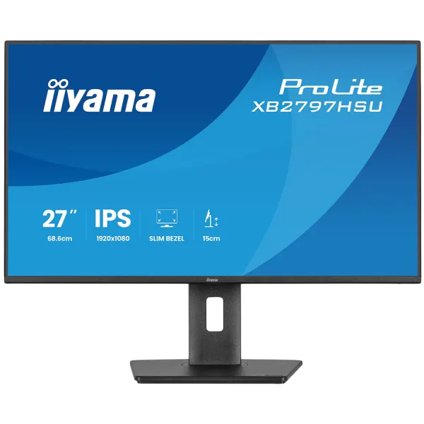 27" IPS panel, 1920x1080 at 120Hz, EyeComfort, 15cm height adjustable stand, 350cd/m2, Speakers, HDMI, DisplayPort, 1ms MPRT, USB 2x3.2 plus 2x USB-C