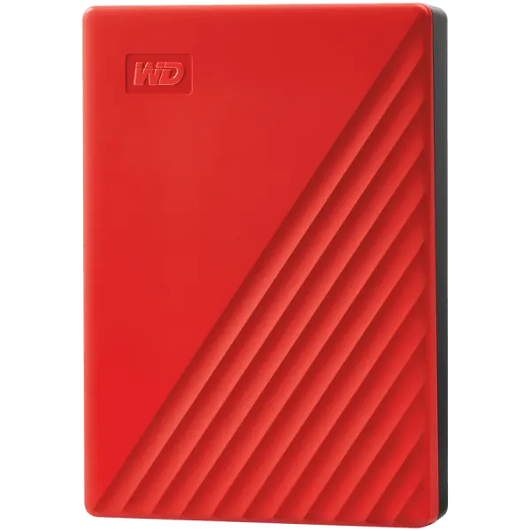 HDD External WD My Passport (4TB, USB 3.2) Red