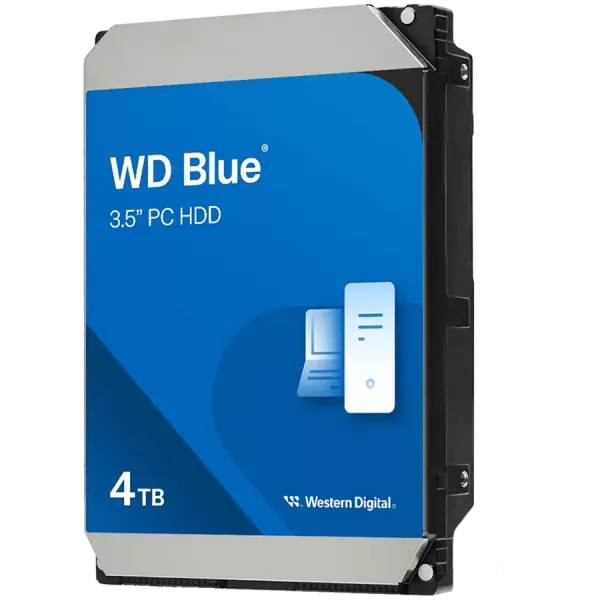 HDD Desktop WD Blue (3.5'', 4TB, 128MB, 5400 RPM, SATA 6 Gb/s)