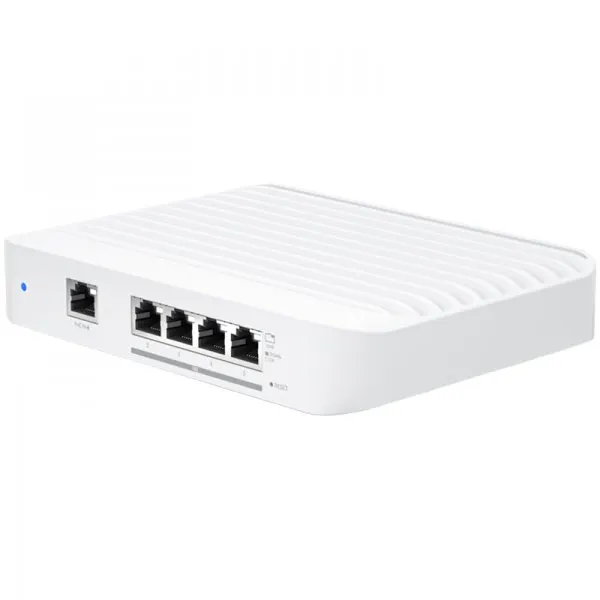 Layer 2 switch with (4) 10GbE RJ45 ports and (1) GbE, 802.3at PoE+ RJ45 input.The Switch Flex XG (USW Flex XG) is a fully managed, mult-gigabit, Layer 2 switch with (4) 10GbE RJ45 ports and (1) GbE PoE input. The USW Flex XG sports slim, compact ho
