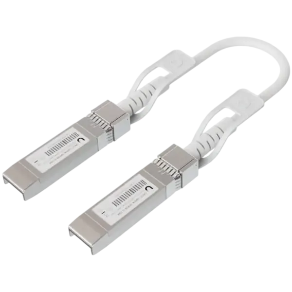 Ubiquiti UACC-Uplink-SFP28-0.3M Direct attach cable with auto link optimization for seamless 1G SFP, 10G SFP+, and 25G SFP28 interconnects between UniFi devices 0.3m