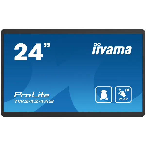 IIYAMA Monitor LED TW2424AS-B1 23.8” Full HD In-cell PCAP 10pt interactive Touch Panel PC with Android OS