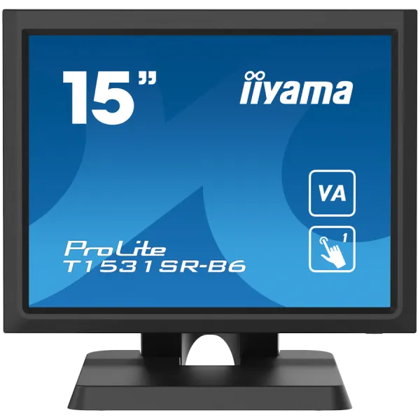 IIYAMA Monitor LED T1531SR-B1S 15" VA, Res Touch, 1024x768, 1A1H1DP