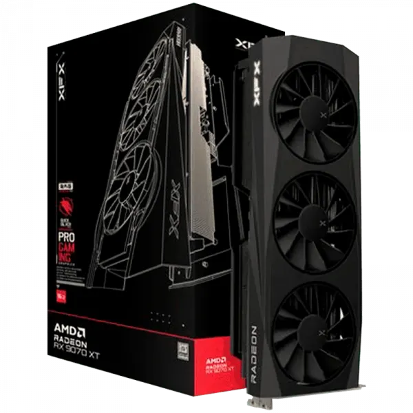 XFX Quicksilver AMD Radeon RX 9070XT 16GB GDDR6 256-bit HDMI 3xDP