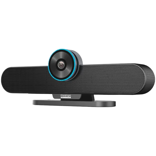 Prestigio Solutions Video Conferencing Collaboration Bar Gamma: 4K UHD, 8.5MP, 6 mic, 6m (Range), 2 x 5W, Connection via USB Type-B
