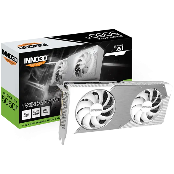 INNO3D GEFORCE RTX 5060 Ti 8GB TWIN X2 OC WHITE