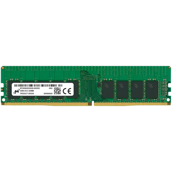 Micron DDR4 ECC UDIMM 16GB 1Rx8 3200 CL22 (16Gbit) (Single Pack)