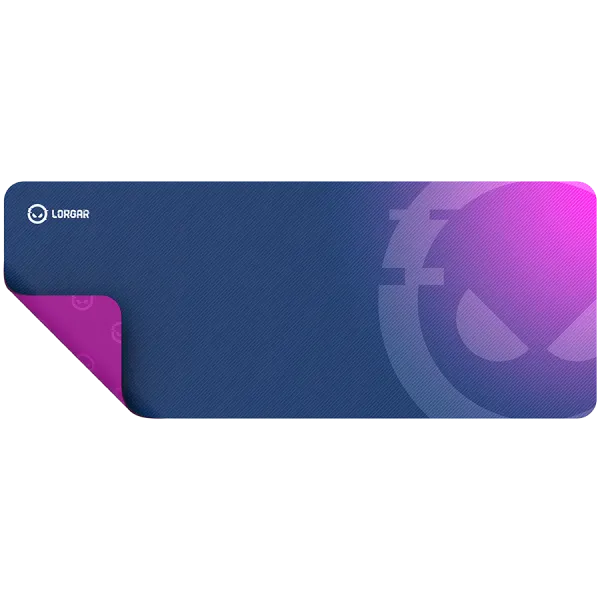 Lorgar Main 139, Gaming mouse pad, High-speed surface, Purple anti-slip rubber base, size: 900mm x 360mm x 3mm, weight 0.6kg