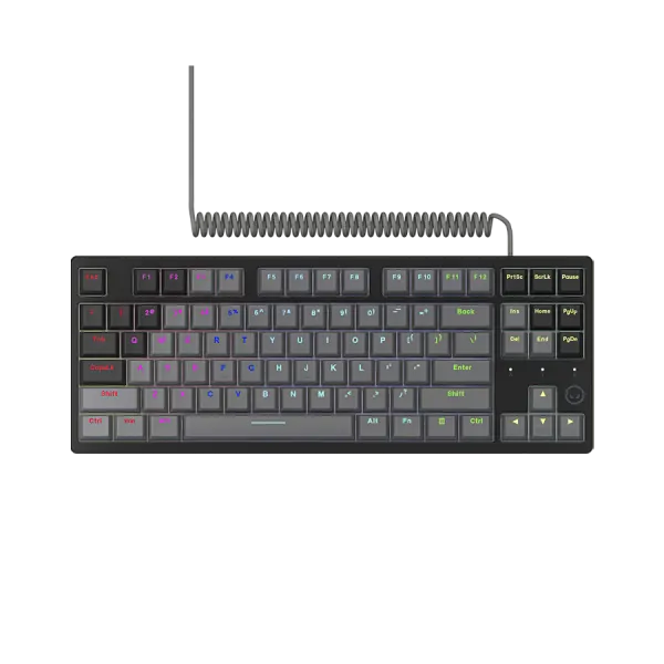 LORGAR Azar 514TKL, Wired RGB mechanical gaming keyboard, black, EN layout
