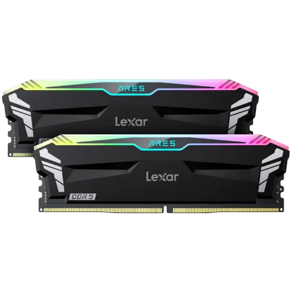 Lexar Ares 32GB DDR5 6800MHz (2x16GB KIT) CL34 DIMM, 1.4V, heatsink, RGB, Black