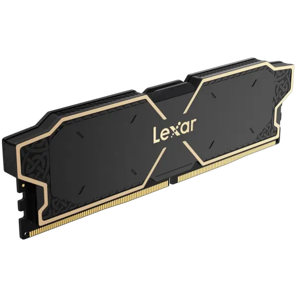 Lexar 2x8GB THOR DDR5 6000 CL38 1.3V Memory with heatsink, Dual pack, Black Color