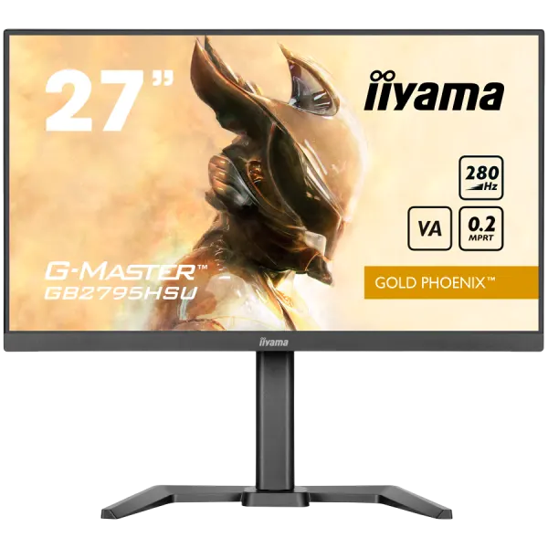 27inch Fast VA Gaming G-Master Gold Phoenix Free Sync Premium 1920x1080 at280Hz 300cd 4000:1 HDMI DP Speakers USB Black Tuner 15cm Height Stand