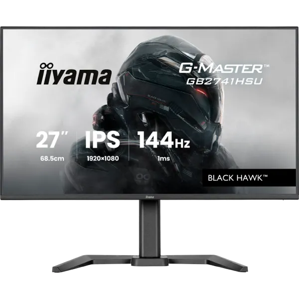 27 inch IPS Gaming G-Master Black Hawk FreeSync 1920x1080 144Hz 300cd/m2 HDMI DisplayPort 1ms MPRT Adaptive Sync Speakers USB 2x 2.0 Black Tuner 15cm Height Adj Stand