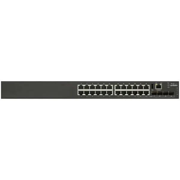 EDGECORE 24 x GE PoE+ + 4 GE SFP L2+ Swtich PoE Budget max. 190W