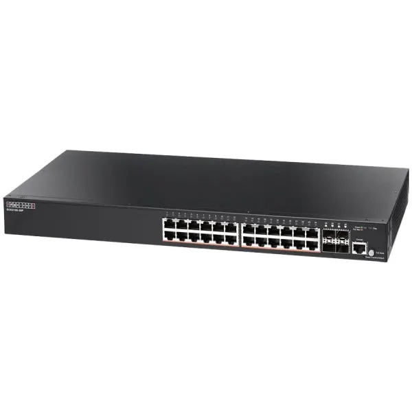 EDGECORE 24 ports 10/100/1000Base-T + 4G SFP uplink ports with 24 port PoE (200W)