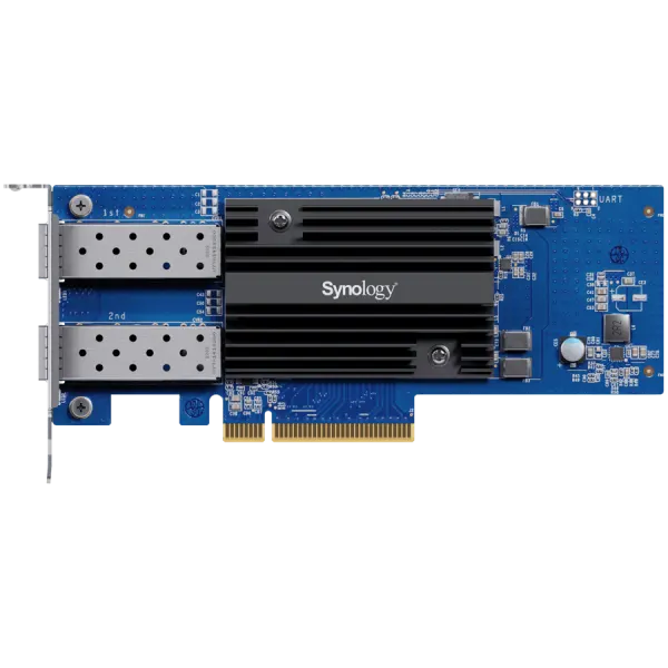 E10G30-F2Dual-port 10GbE SFP+ add-in card for Synology systems