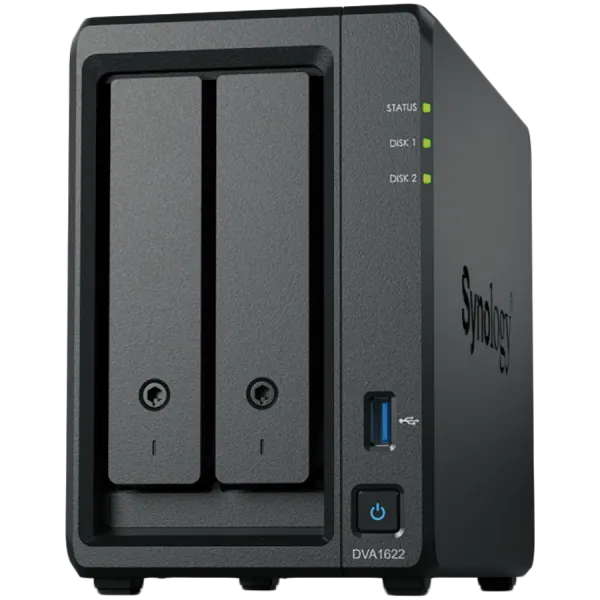 SYNOLOGY DVA1622 BAREBONE NETWORK ATTACHED STORAGE WITHOUT HDD UK SYNOLOGY V1.0