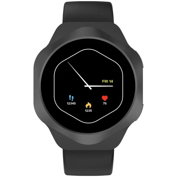 CANYON Smart Watch Hexagon 88 BT-CALL Black