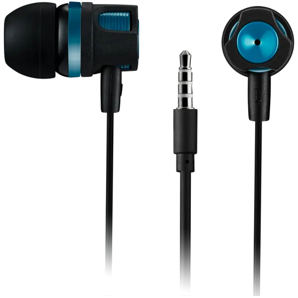 CANYON headphones EP-3 Mic 1.2m Green