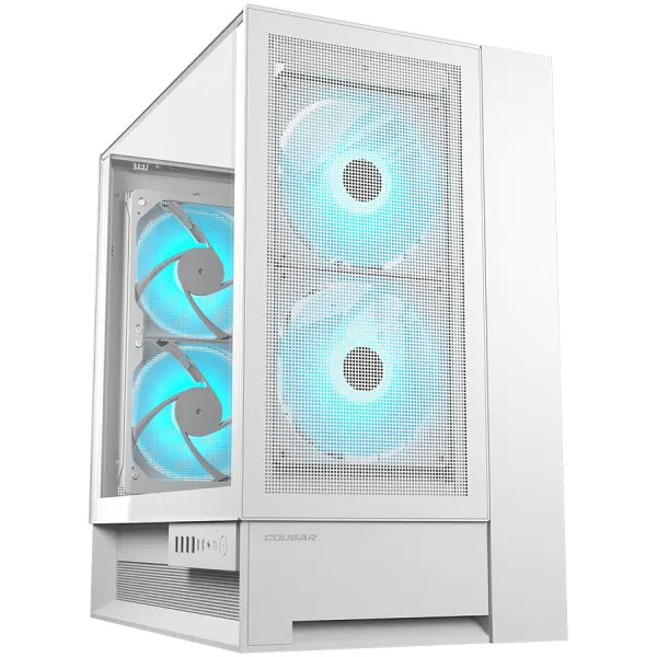 COUGAR OmnyX PC Case, Mid Tower, White