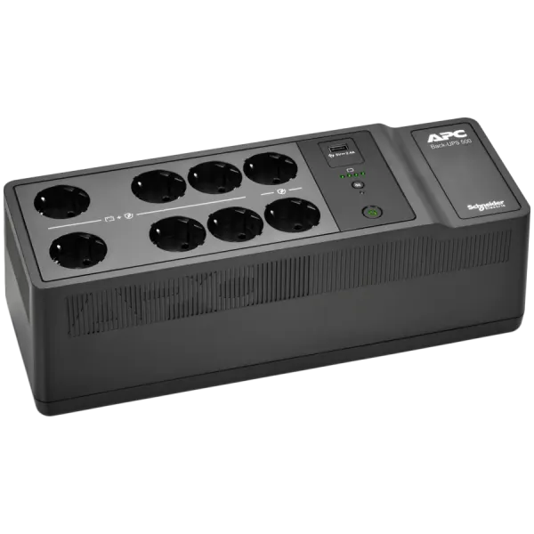 APC Back-UPS 500VA 8 schuko outlets