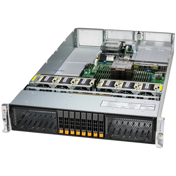 Supermicro assembled server based on SYS-212H-TN-G1, X14 UP Hyper2U, 6521P,32GB,960G,10G, RoHS,HF,Ro