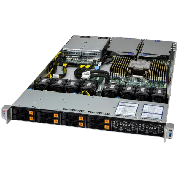 Supermicro assembled server based on SYS-112C-TN-G X14 UP CloudDC 1U, 6505P, 32GB,960G,1G, RoHS