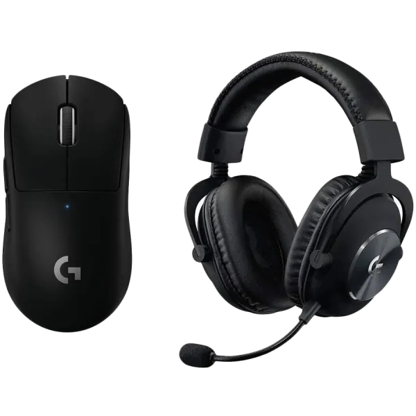 LOGITECH G PRO X Wireless LIGHTSPEED Gaming Mouse and headset - BLACK - 2.4GHZ/BT - EMEA29-953