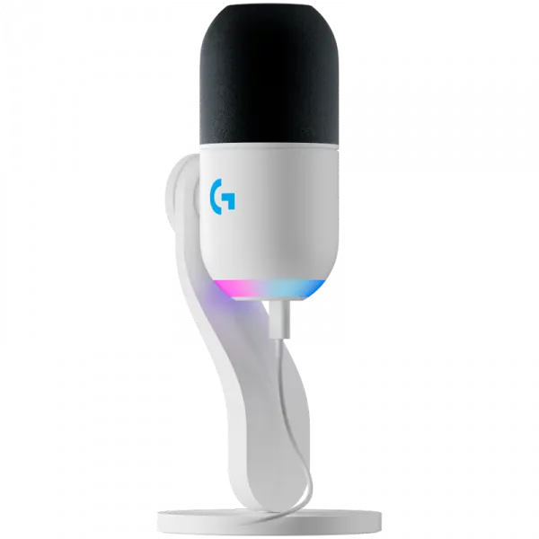 LOGITECH G Yeti GX RGB Gaming Microphone - LIGHTSYNC - OFF WHITE - USB